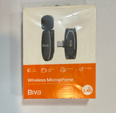 میکروفون یقه ای بی سیم بیوا Biva مدل WM-01 درگاه Type-C با کیفیت و خوش ساخت