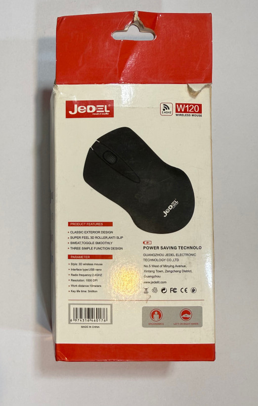 ماوس بی سیم جدل JeDEL مدل W120 خوش قیمت و کارآمد