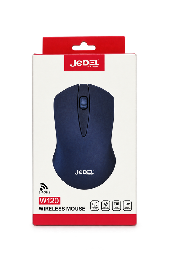 ماوس بی سیم جدل JeDEL مدل W120 خوش قیمت و کارآمد
