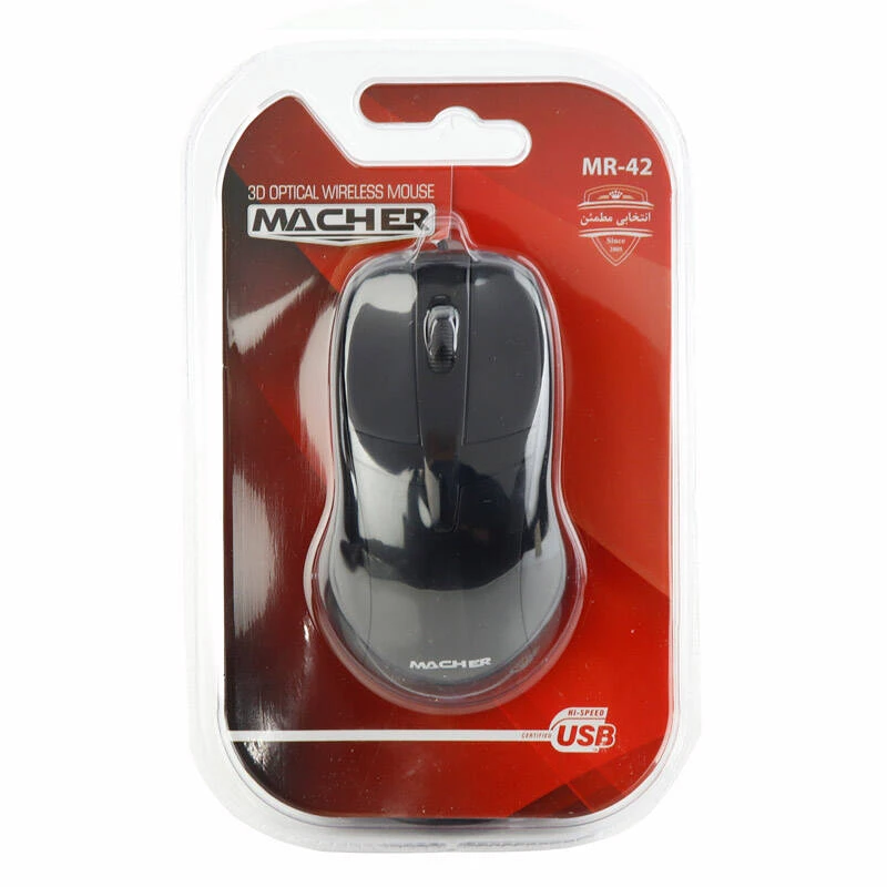 ماوس سیمی مچر Macher مدل  MR-42 خوش ساخت و اقتصادی