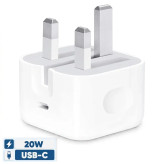 آداپتور شارژر اپل Apple 20W سه پین مدل B/A (درجه ۲) اصلی بدون دردسر