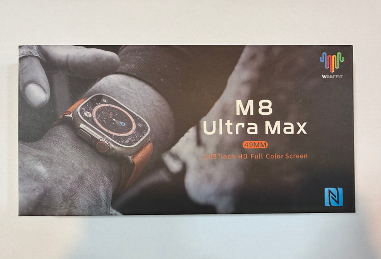 ساعت هوشمند الترا مکس Ultra Max مدل M8 سایز ۴۹ میل طرح الترا اپل با فوق العاده باکیفیت و خوشساخت