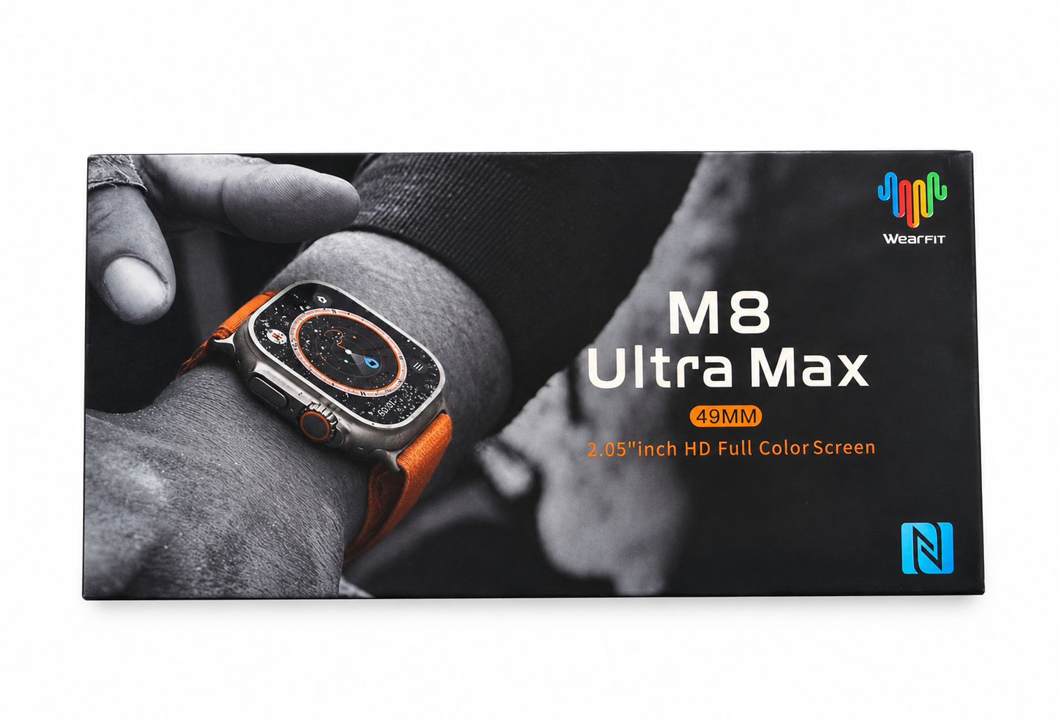ساعت هوشمند الترا مکس Ultra Max مدل M8 سایز ۴۹ میل طرح الترا اپل با فوق العاده باکیفیت و خوش‌ساخت