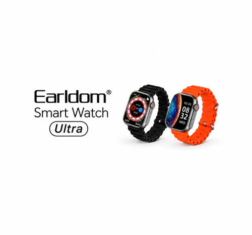 ساعت هوشمند ارلدام Earldom مدل ET-SW5 سایز ۴۹ میل طرح الترا اپل با قابلیت مکالمه و شارژر وایرلس